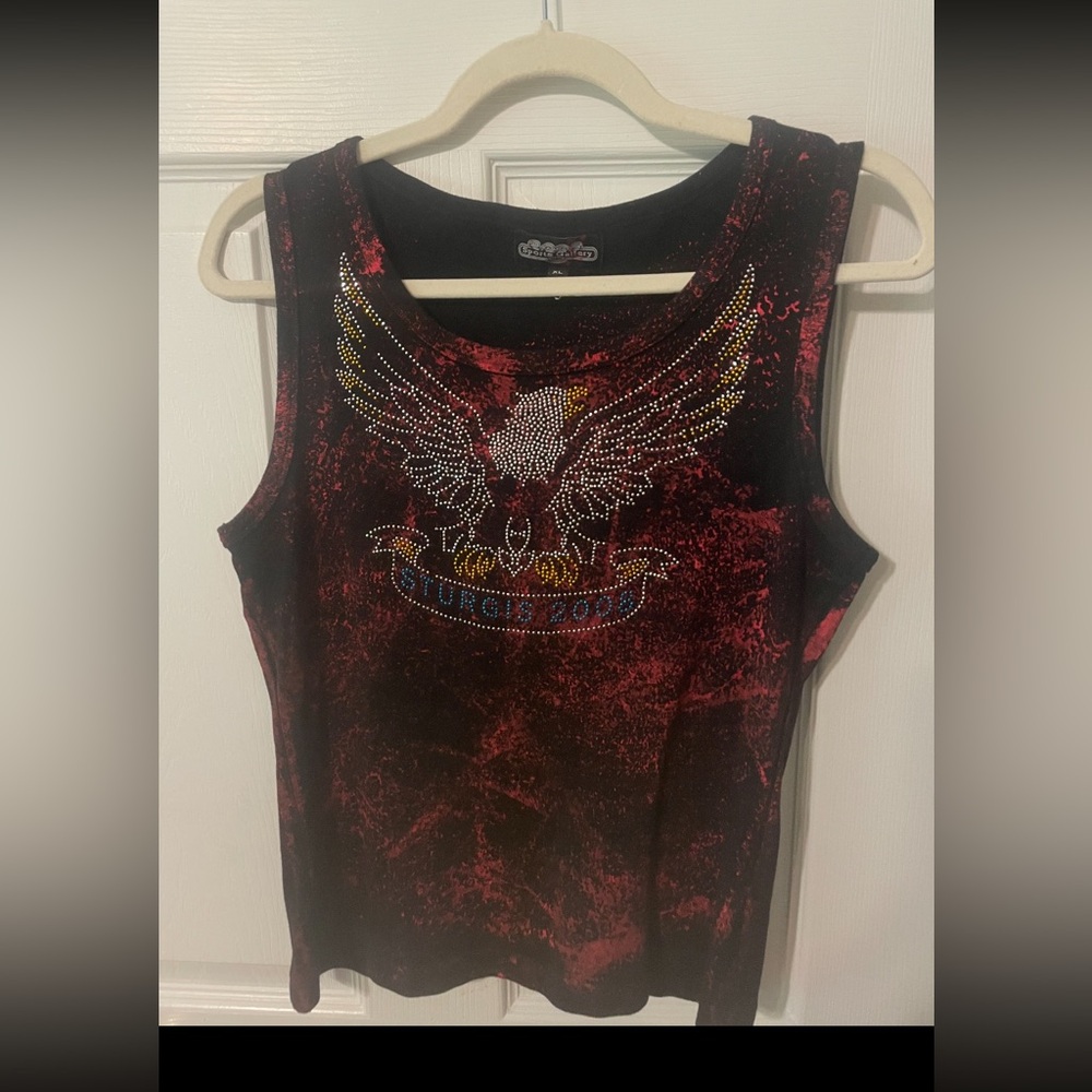 Stergis vintage 2009 rhinestone motorcycle tank
